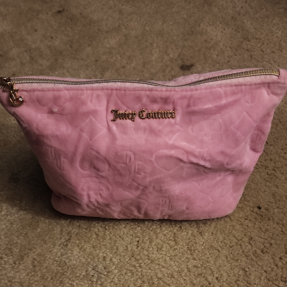 Juicy Couture Pink Cosmetic Bag